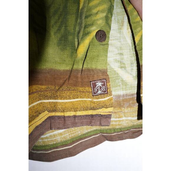 Tommy Bahama Men’s Button-Up Shirt Size XL – Tropical Stripe Print – Bird of Par - Picture 7 of 10